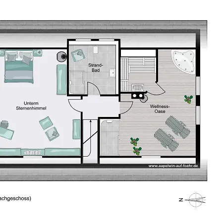 Holiday home Aapelwin Auf Foehr Oldsum